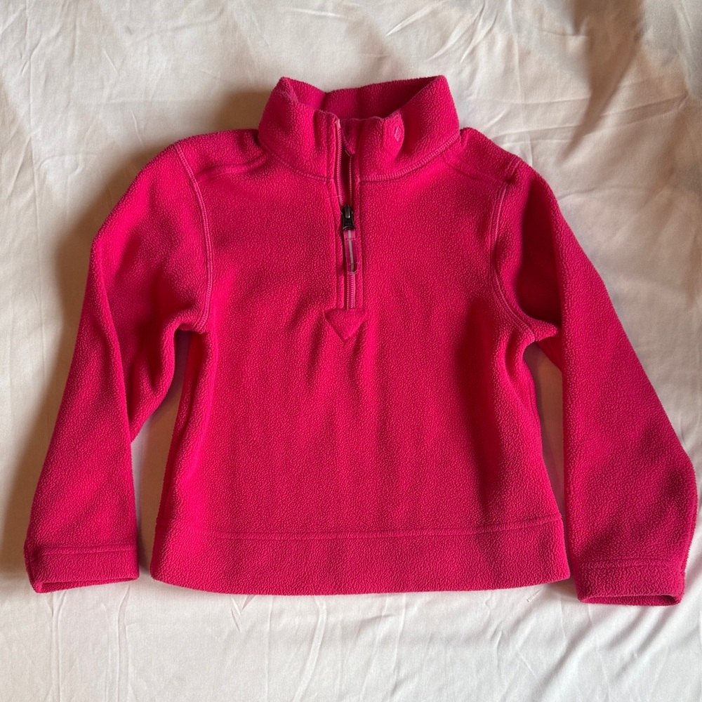 Obermeyer Bright Pink Girls' Fleece Pullover